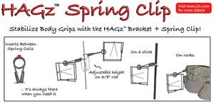 hagz clip, conibear stabilizer, hagz spring clip, j3 outdoor - The