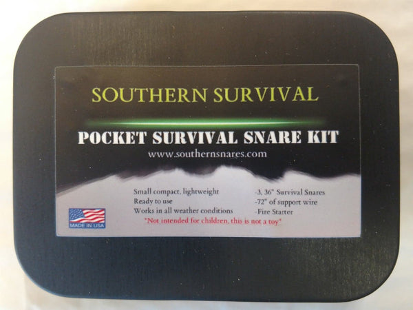 Thompson Survival Snares 3 Pak and Micro Fishing / Sewing Kit (SK