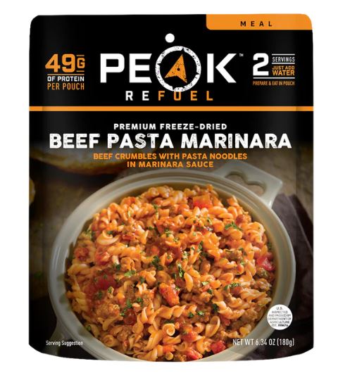 Peak Refuel Beef Pasta Marinara