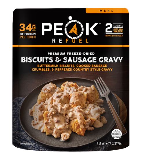 Peak Refuel Biscuits and Gravy